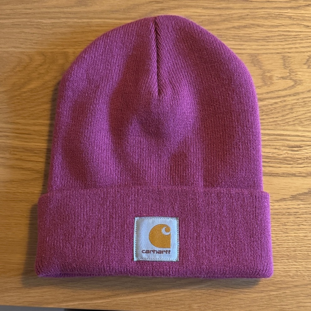 Carhartt Burgundy Knit Hat